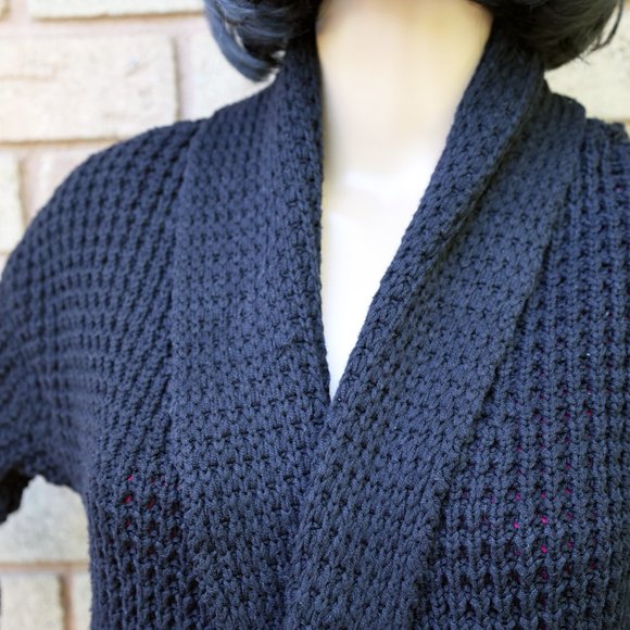 Billabong Cardigan, Black, Size Small - Picture 3 of 5